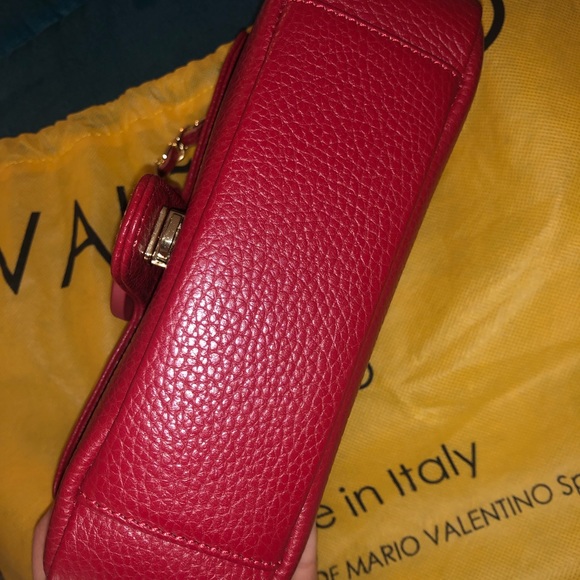 💯Valentino by Mario red carmin bag - Picture 5 of 6